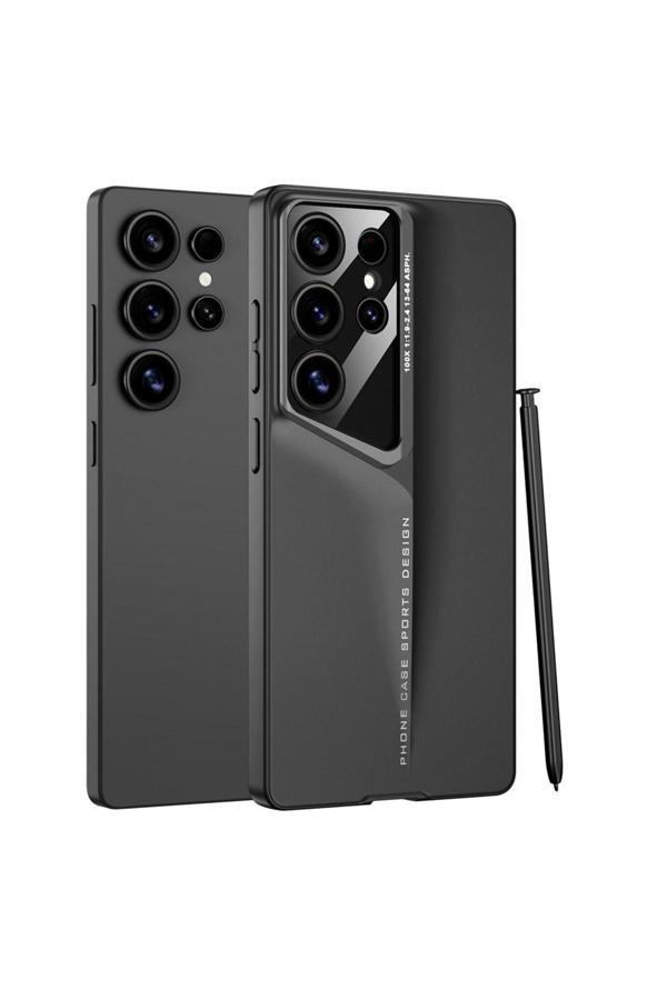 Nsm Tech Galaxy S25 Ultra Kılıf Ultra İnce Kamera Korumalı Sert Rubber Uyumlu Zore Procase Kapak-Siyah - Image 1