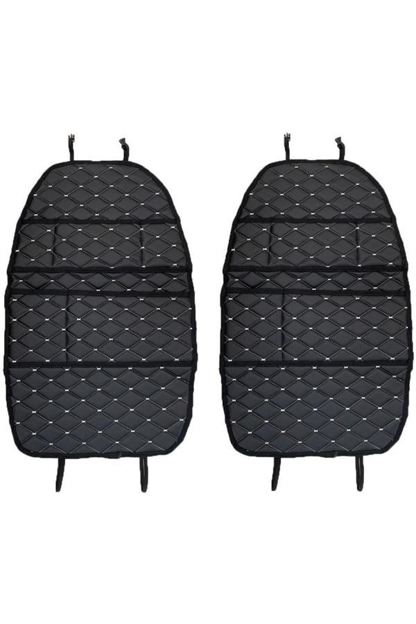 Caraks Renault Clio 2 Hb 1999-2008 Arası Oto Koltuk Arkası Organizer Suni Deri 2 Adet 012 - Image 1