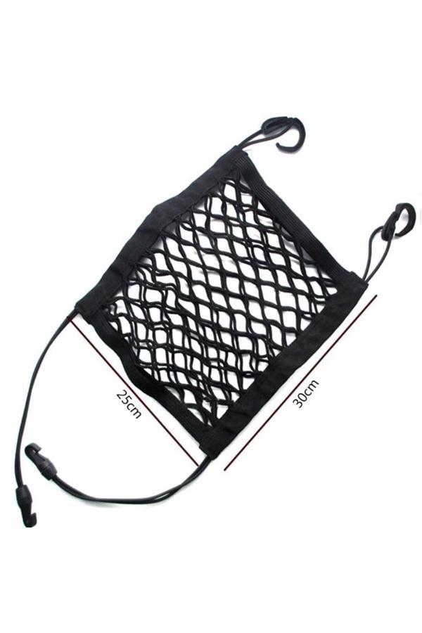 Caraks Araç Bagaj Filesi Çok Amaçlı Koltuk Arası Ve Koltuk Arkası Ağ File Elastik 25Cm X 30Cm Ergonomik - Image 1