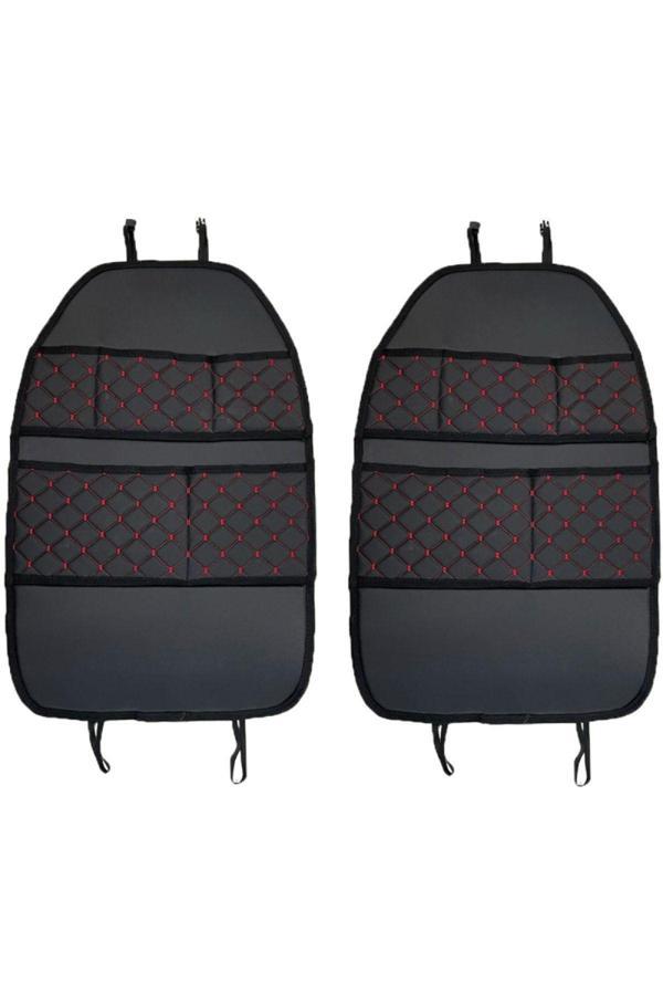 Caraks Suzuki Swift 2006 - 2011 Arası Oto Koltuk Arkası Organizer Suni Deri 2 Adet 017 - Image 1