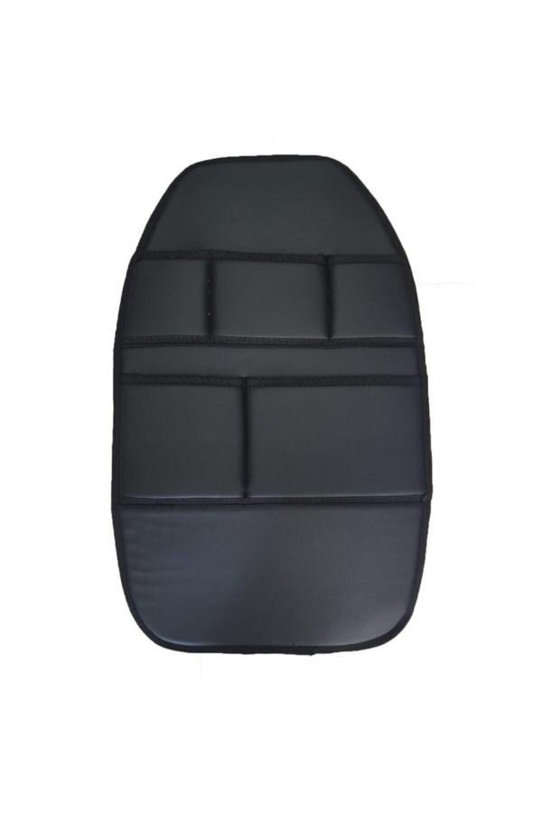 Caraks Clio 3 Stw 2006-2012 Arası Oto Koltuk Arkası Organizer Suni Deri 1 Adet Siyah - Image 1