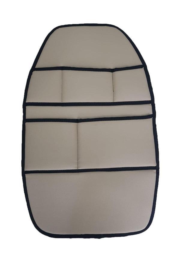 Caraks Hyundai Ix35 2010-2015 Arası Uyumlu Oto Koltuk Arkası Organizer Suni Deri 1 Adet Bej - Image 1