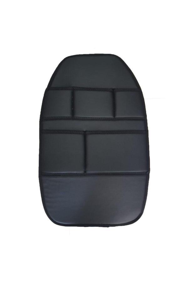 Caraks Hyundai I20 Hb 2015 - 2019 Arası Uyumlu Oto Koltuk Arkası Organizer Suni Deri 1 Adet Siyah - Image 1