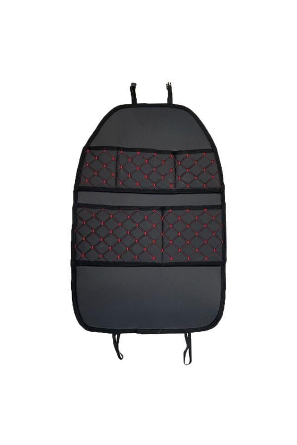 Caraks Renault Clio 3 Hb 2006-2012 Arası Oto Koltuk Arkası Organizer Suni Deri 1 Adet 007 - Image 1