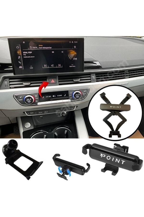 Caraks Audi A4 Cep Telefonu Tutacağı Havalandırma Robotik Açılır Kapanır 2015 - 2024 Arası - Image 1
