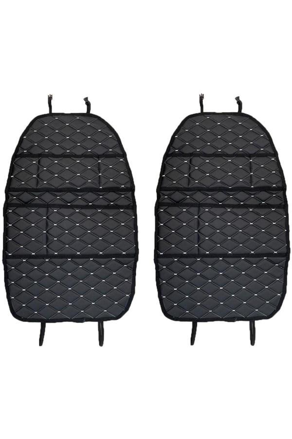 Caraks Vw Passat B7 2011-2015 Arası Oto Koltuk Arkası Organizer Suni Deri 2 Adet 012 - Image 1