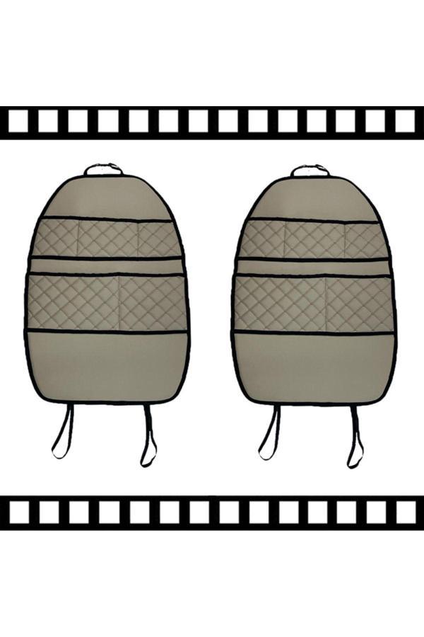 Caraks Vw Passat B8 2015-2021 Arası Oto Koltuk Arkası Organizer Suni Deri 2 Adet 011 - Image 1