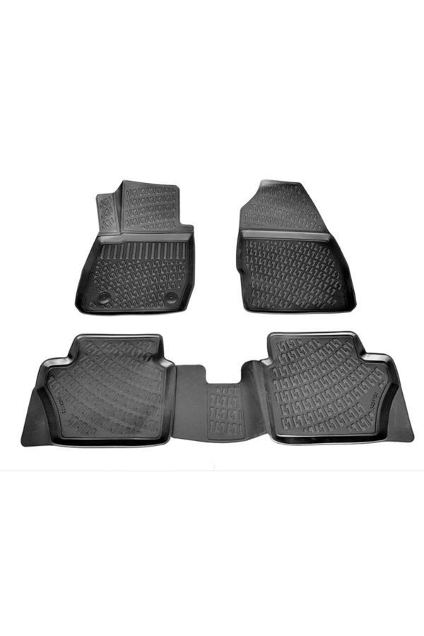 Rizline Tegin Ford Fiesta 3D Havuzlu Oto Paspası Hb 2009 2017 Arası Siyah - Image 1