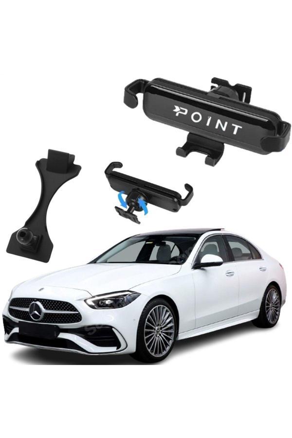Caraks Mercedes C Seri Araçlara Özel Cep Telefon Tutacağı Robotik Oynar Başlık 2019-2021 Arası Profesyonel - Image 1