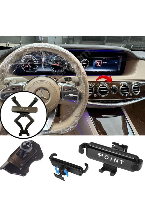 Caraks Mercedes S Serisi Cep Telefonu Tutacağı Havalandırma Robotik Açılır Kapanır 2013 - 2019 Arası - Image 1