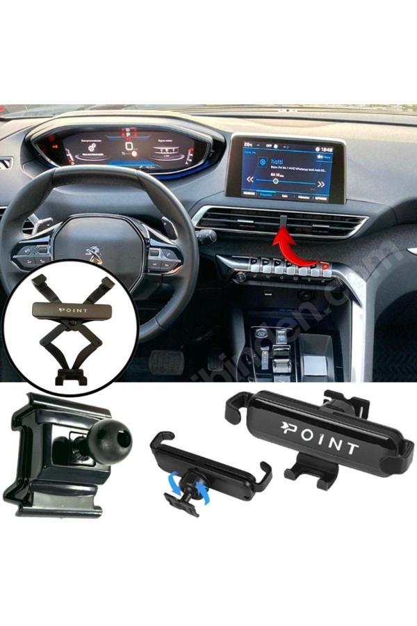 Caraks Peugeot 3008 Cep Telefonu Tutacağı Havalandırma Robotik Açılır Kapanır 2016 - 2024 Arası - Image 1