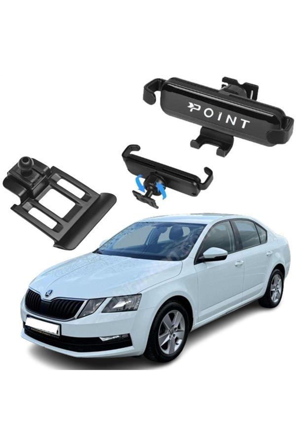Caraks Skoda Octavia Araca Özel Cep Telefon Tutacağı Robotik Oynar Başlık 2013-2019 Arası Profesyonel Ürün - Image 1
