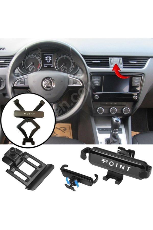 Caraks Skoda Octavia Cep Telefonu Tutacağı Havalandırma Robotik Açılır Kapanır 2013 - 2019 Arası - Image 1