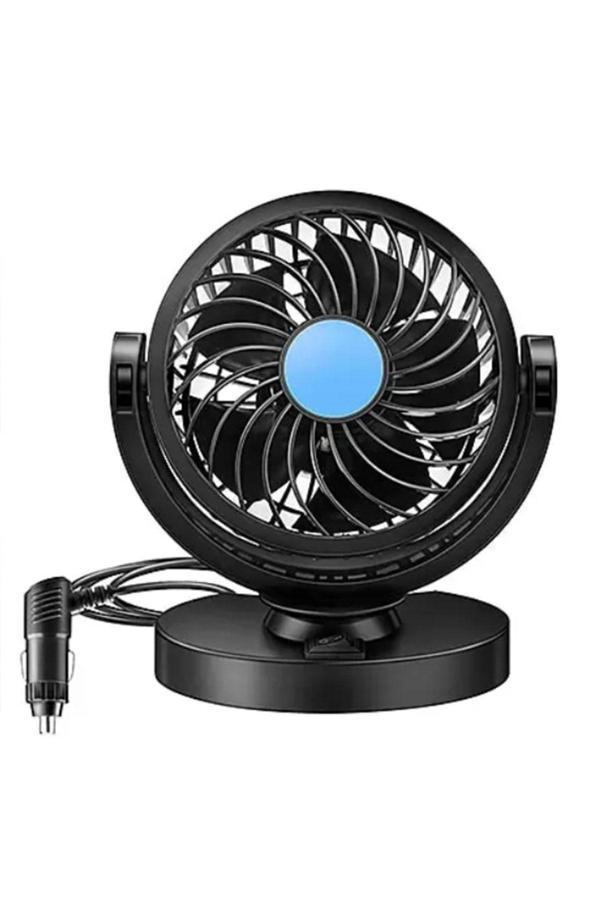 Point Araç Içi Torpido Üstü Tek Fanlı Oto Vantilatör 360° Dönebilir 12V - Image 1