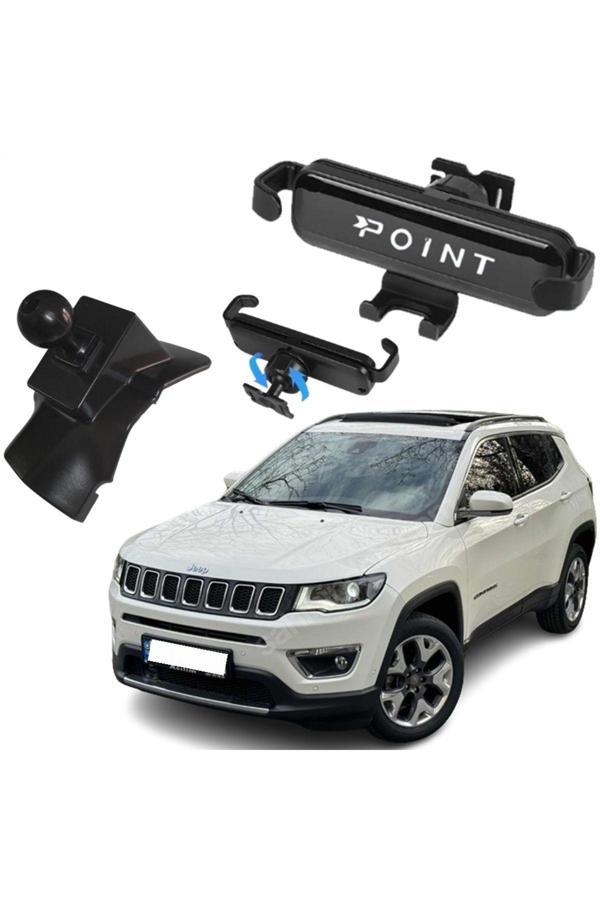 Caraks Jeep Compass Araca Özel Cep Telefon Tutacağı Robotik Oynar Başlıklı 2017-2020 Arası Profesyonel Ürün - Image 1