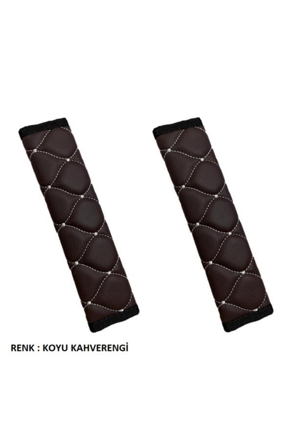 Caraks Hyundai Getz 2002-2011 Arası Emniyet Kemer Konforu Renk-Kahverengi - Image 1