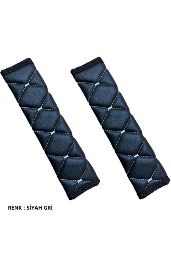 Caraks Renault Clio 5 2020 Sonrası Emniyet Kemer Konforu Renk-Siyah-Gri - Image 1