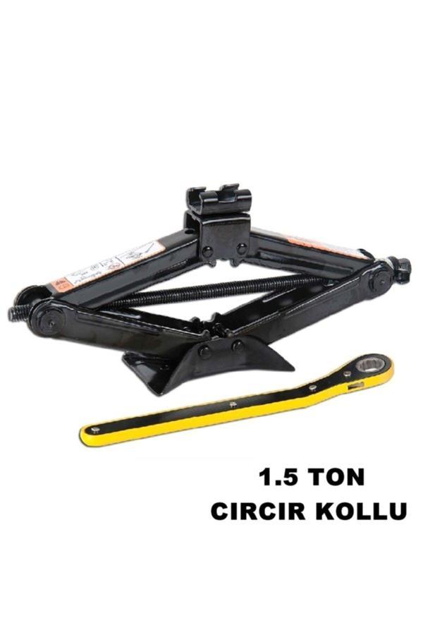 Point Oto Cırcır Kollu Araç Krikosu 1.5 Ton Makas Tip Cırcırlı 1.Kalite - Image 1