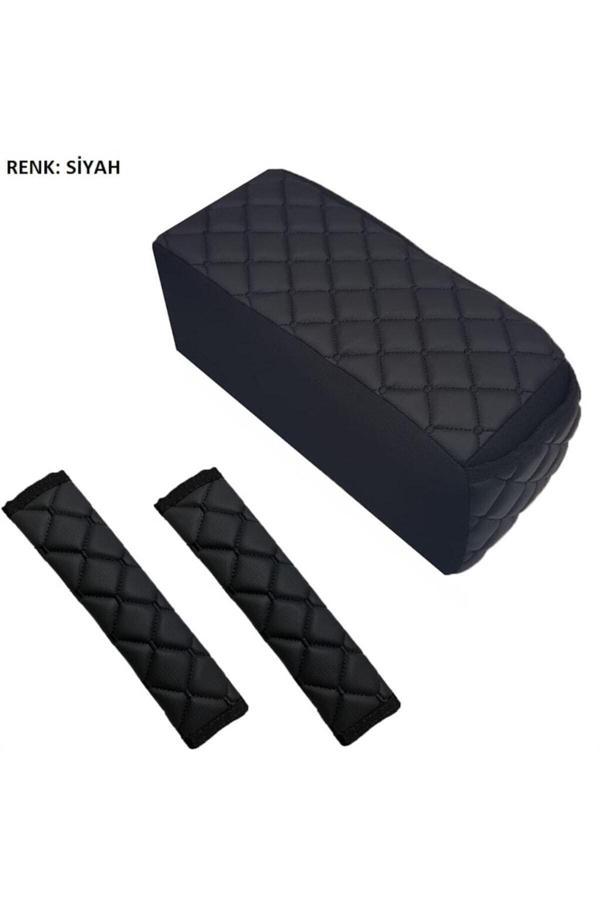 Caraks Hyundai I20 Emniyet Kemer Konforu+Kolçak 2015-2020 Arası Siyah - Image 1