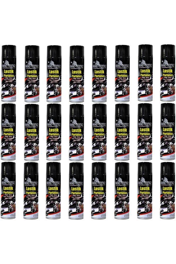 Caraks Premium Lastik Parlatıcı Tampon Parlatıcı Koruyucu Ebrayn Aerosol Sprey 500 Ml Kaliteli 24 Adet - Image 1