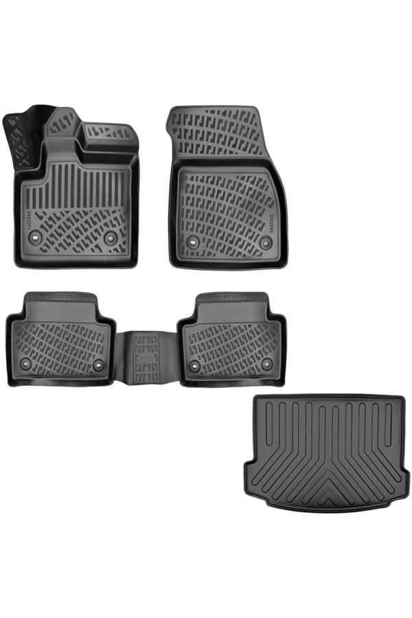 Friemats Land Range Rover Evoque 3D Havuzlu Paspas + 3D Bagaj Havuzu 2020 Sonrası Kasaya Uyumlu Set - Image 1