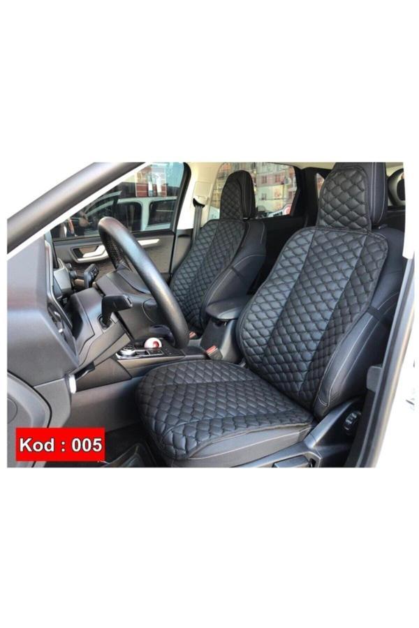 Caraks Peugeot 307 Hb 2001-2008 Arası Ön Iki Lüks Koltuk Minderi Mnd005 - Image 1