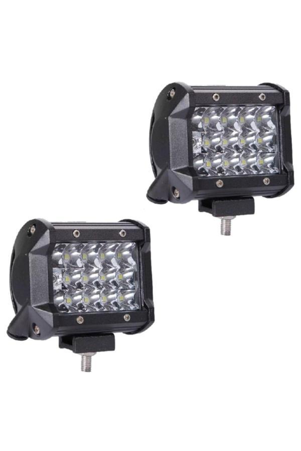 Point Off Road Led Bar Delici Beyaz Işık 12 Ledli 2 Adet - 1. Kalite 12 Volt - Image 1
