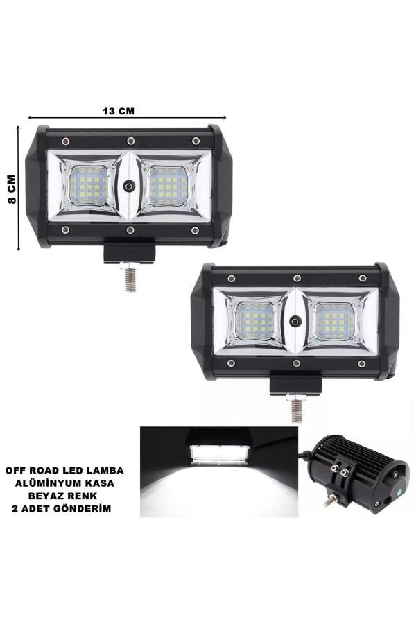 Friemats Off Road Power Led Lamba Beyaz Sabit Power Led 8 X 13 Cm 2 Adet - - Image 1