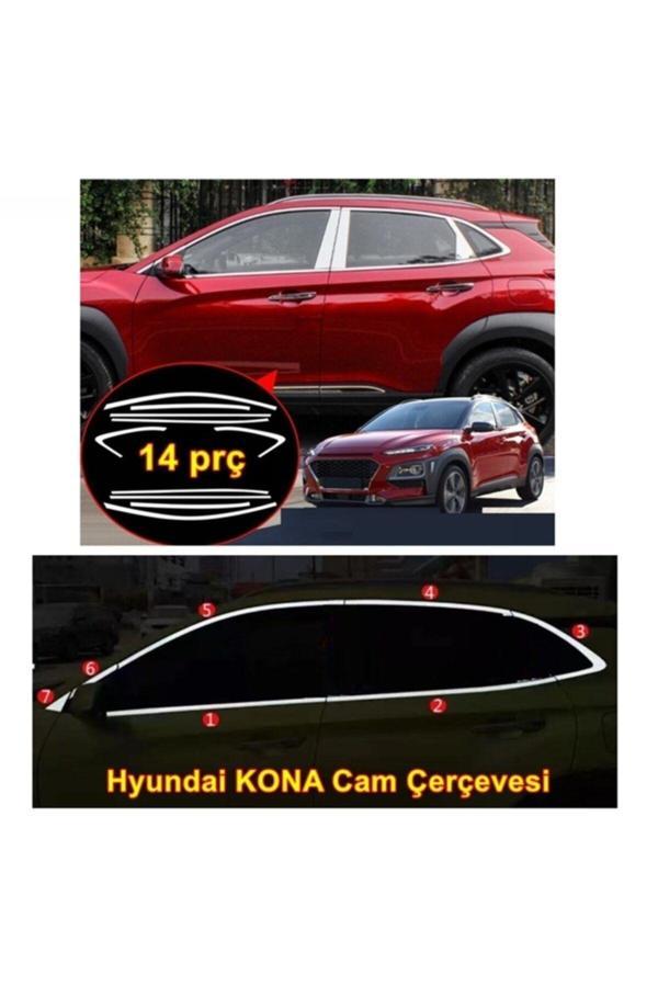 Point Kona Cam Çerçevesi Nikelajı Komple 2018 Sonrası 14 Parça P. Çelik - Image 1