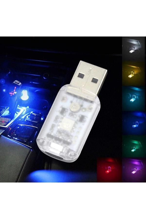 Point Mini Usb Tip 7 Renkli Sese Duyarlı Atmosfer Led - Image 1