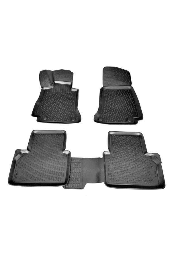 Caraks Mercedes W213 3D Paspas Havuzlu Siyah E Serisi 2016 - 2020 Arası 4 Parça Set - Image 1