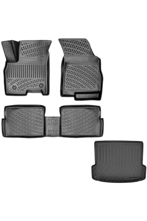 Caraks Chery Tiggo 7 Pro 3D Havuzlu Paspas + 3D Bagaj Havuzu Paspası 2022 Sonrası - Image 1