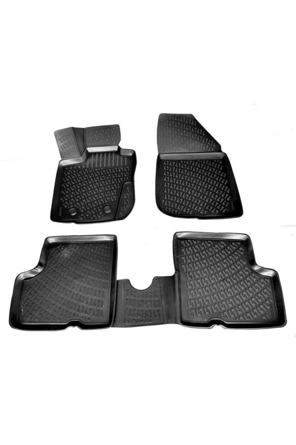 Caraks Dacia Duster 4X2 3D Paspas Havuzlu 2010 - 2017 Arası Siyah 4 Lü Set - Image 1