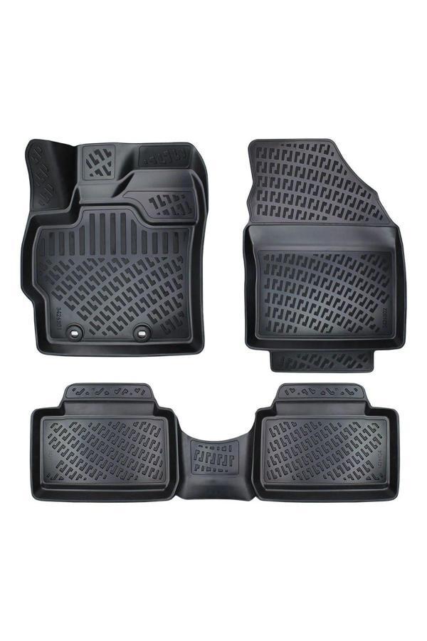 Rizline Toyota Yaris 2020 Sonrası Araca Özel 3D Havuzlu Paspas Siyah Bmy - Image 1