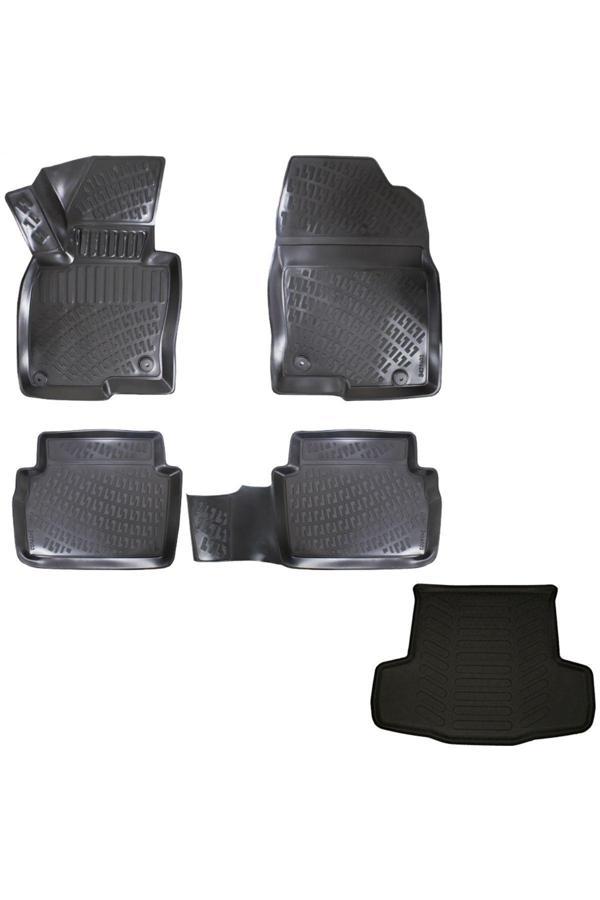 Caraks Mazda Cx-5 3D Havuzlu Paspas + 3D Bagaj Havuzu Paspası Set 2012 - 2017 Arası - Image 1