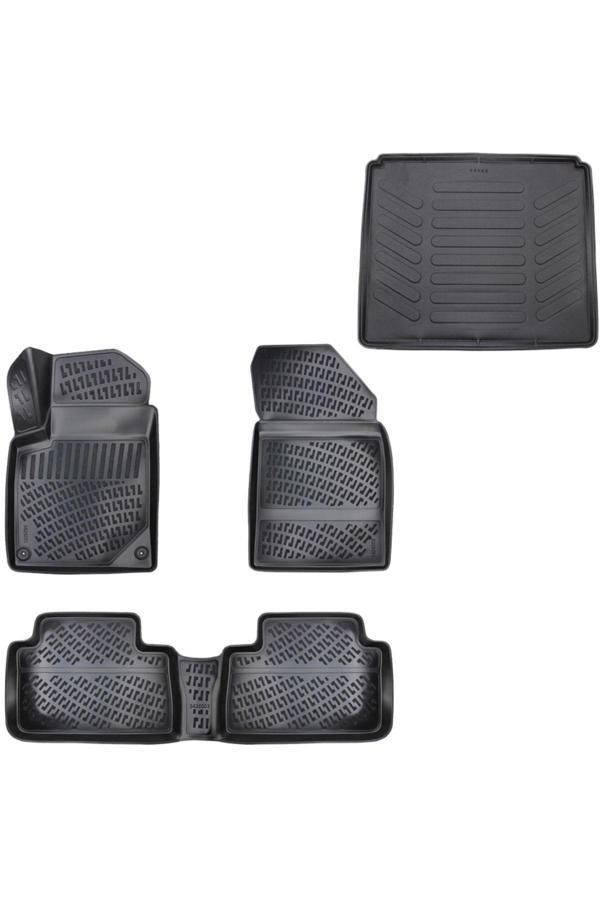 Friemats Peugeot 407 3D Paspas + Bagaj Havuzu 2005 - 2010 Arası Marka-Otoaksesuarbizde - Image 1