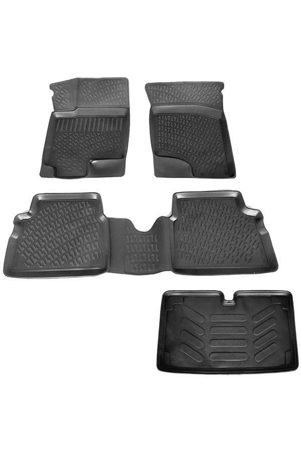 Rizline Hyundai Getz 3D Havuzlu Paspas + Bagaj Havuzu 2002-2012 Arası - Image 1