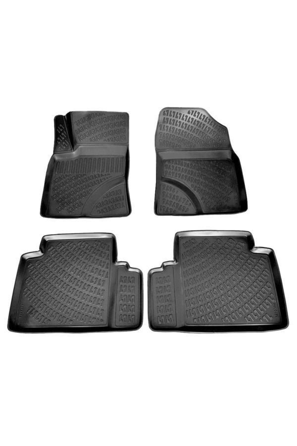 Friemats Toyota Avensis 3D Paspas Havuzlu Sedan 2009 - 2016 Arası Siyah 4 Parça 4 Lü Set - Image 1