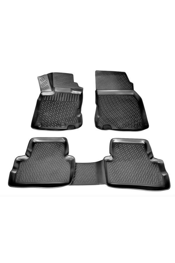 Friemats Renault Kadjar 3D Paspas Havuzlu 2015 - 2020 Arası Siyah 4 Parça Set - Image 1