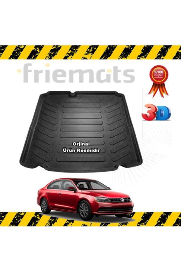 Friemats Vw Jetta Cepsiz 3D Bagaj Havuz Paspası 2015-2020 Arası - Image 1