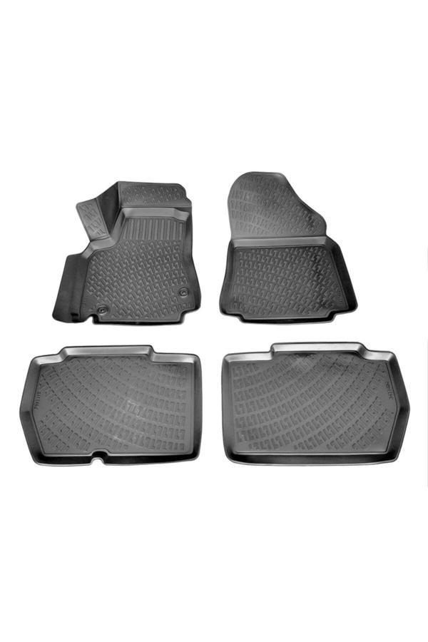 Caraks Partner Tepee 3D Paspas Havuzlu 90 Lık 2008 - 2020 Arası Siyah 4 Parça Set - Image 1