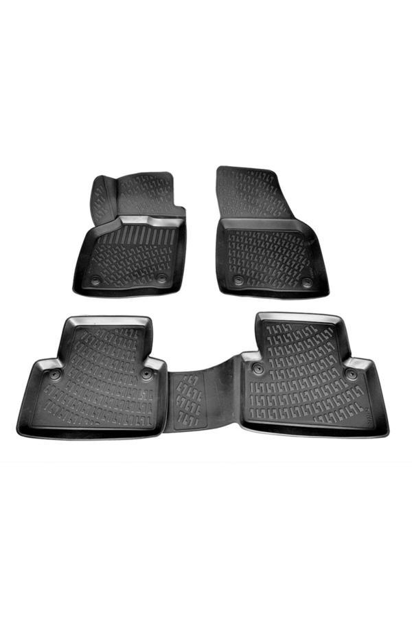 Caraks Volvo S40 3D Paspas Havuzlu 2004 - 2012 Arası Siyah 4 Parça Set - Image 1