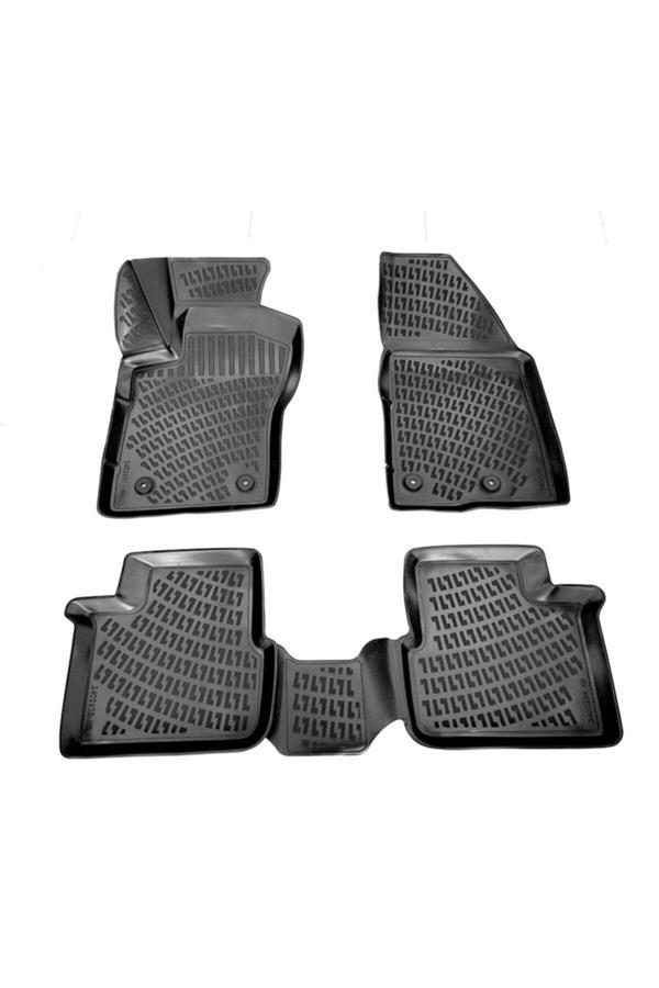 Friemats Fiat Egea 3D Paspas Havuzlu Stw 2015 - 2020 Arası Siyah 4 Lü Set - Image 1