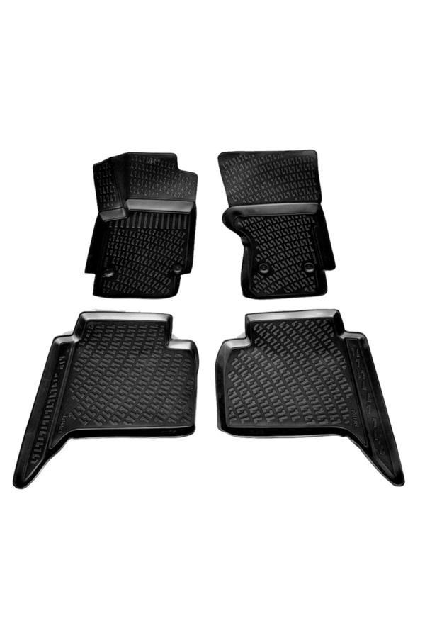 Friemats Vw Amarok 3D Paspas Havuzlu Siyah 2010 - 2020 Arası 4 Parça Set - Image 1