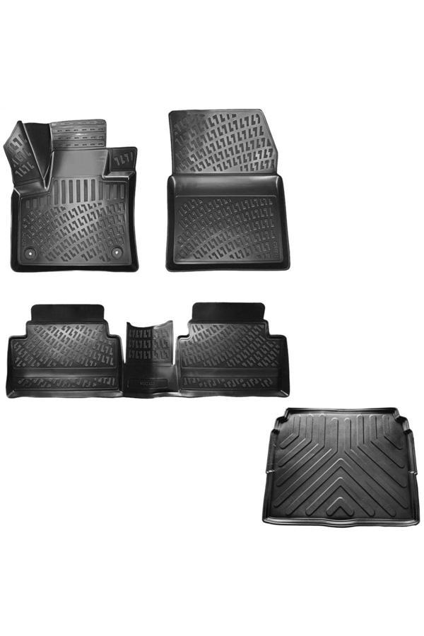 Friemats Citroen C5 Aircross 3D Havuzlu Paspas + 3D Bagaj Havuzu Alt Kısım Paspası Set 2023 Sonrası- Friemats - Image 1