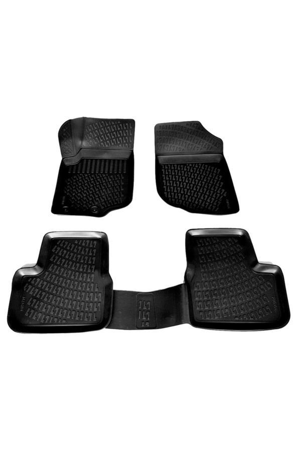 Friemats Peugeot 207 3D Paspas Havuzlu Stw 2006-2012 Arası 4 Parça Siyah Set - Image 1