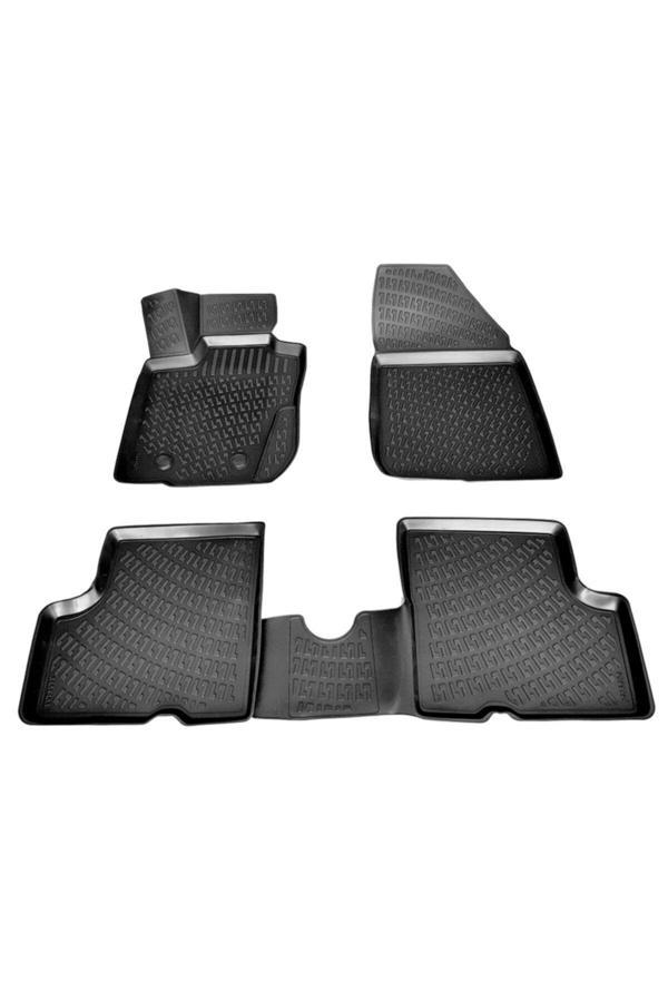 Caraks Dacia Logan 3D Paspas Havuzlu Sedan 2004 - 2012 Arası Siyah 4 Parça Set - Image 1
