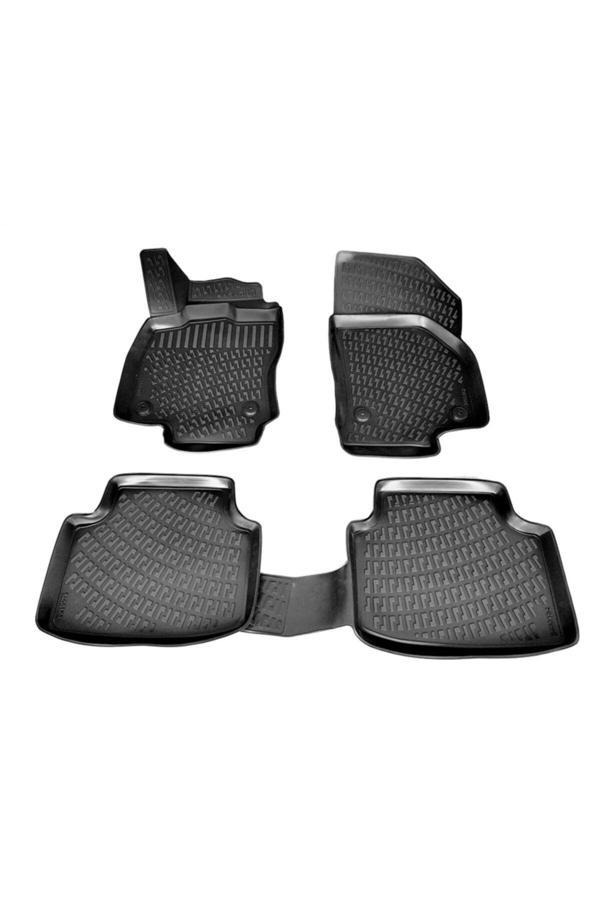 Caraks Vw Tiguan 3D Paspas Havuzlu 2016 - 2020 Arası Siyah 4 Parça Set - Image 1