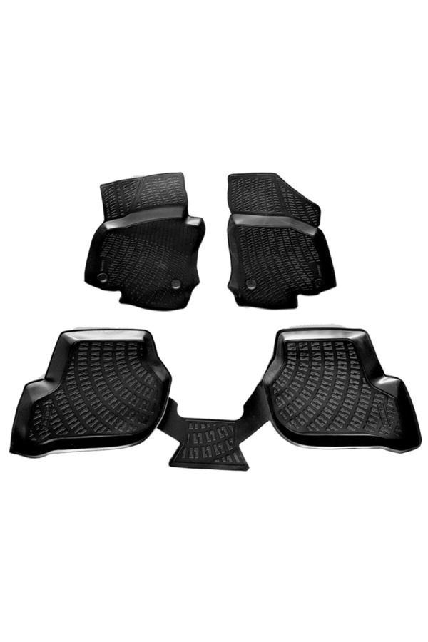 Friemats Vw Golf 5 3D Paspas Havuzlu Hb 2004 - 2009 Arası Siyah 4 Parça Set - Image 1