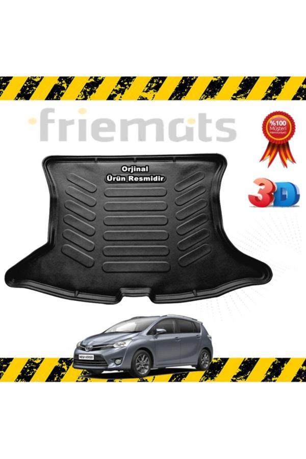Friemats Toyota Verso 3D Bagaj Havuz Paspası 2009-2020 Arası - Image 1